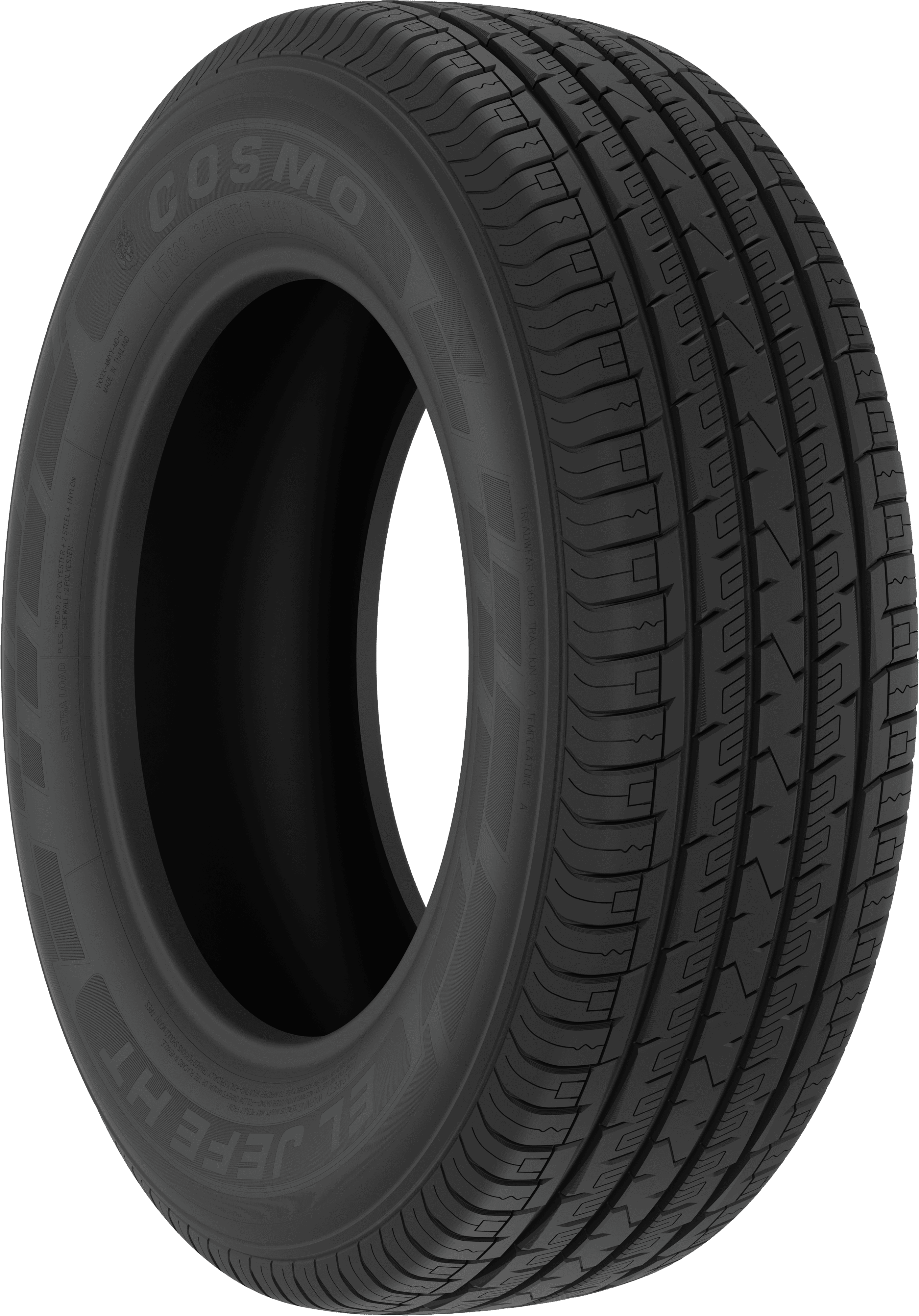 Cosmo Tires El Jefe HT - Size Marking