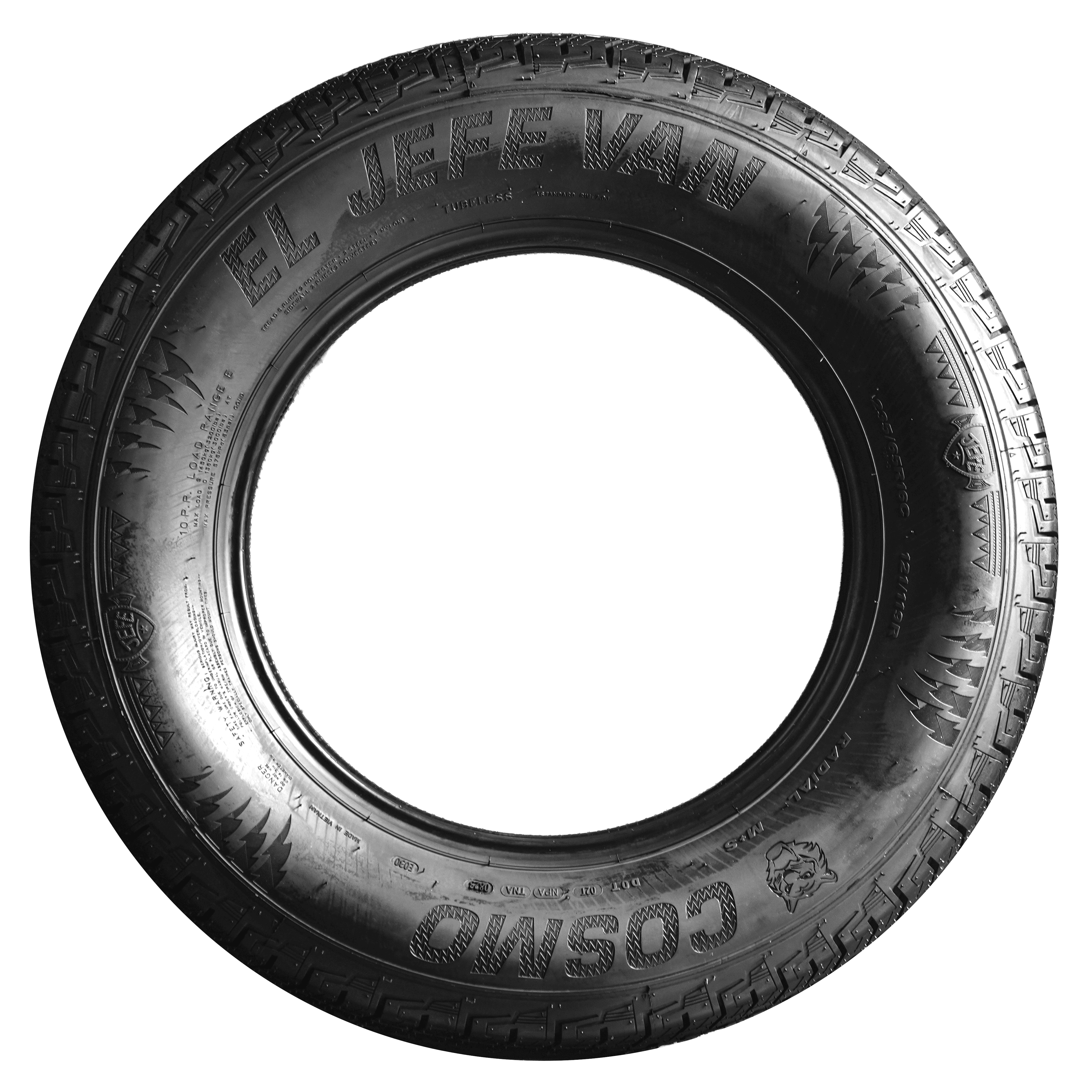 Cosmo Tires El Jefe Van - Side View