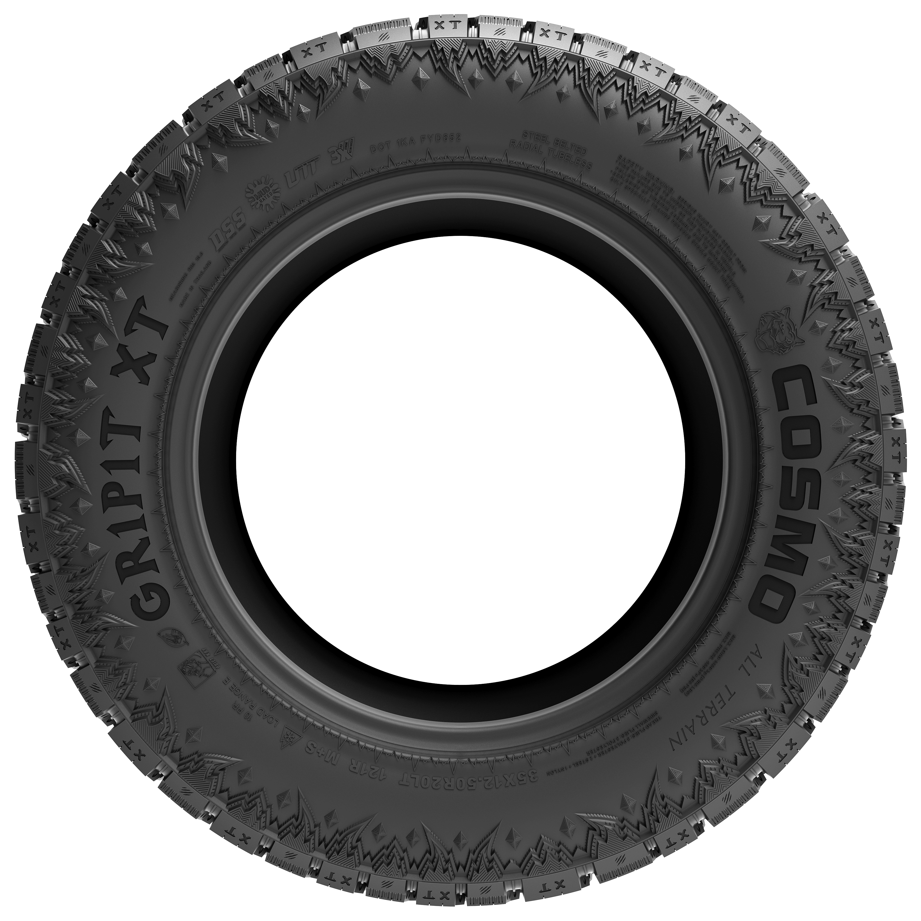 Cosmo Tires Gripit XT - Size Marking