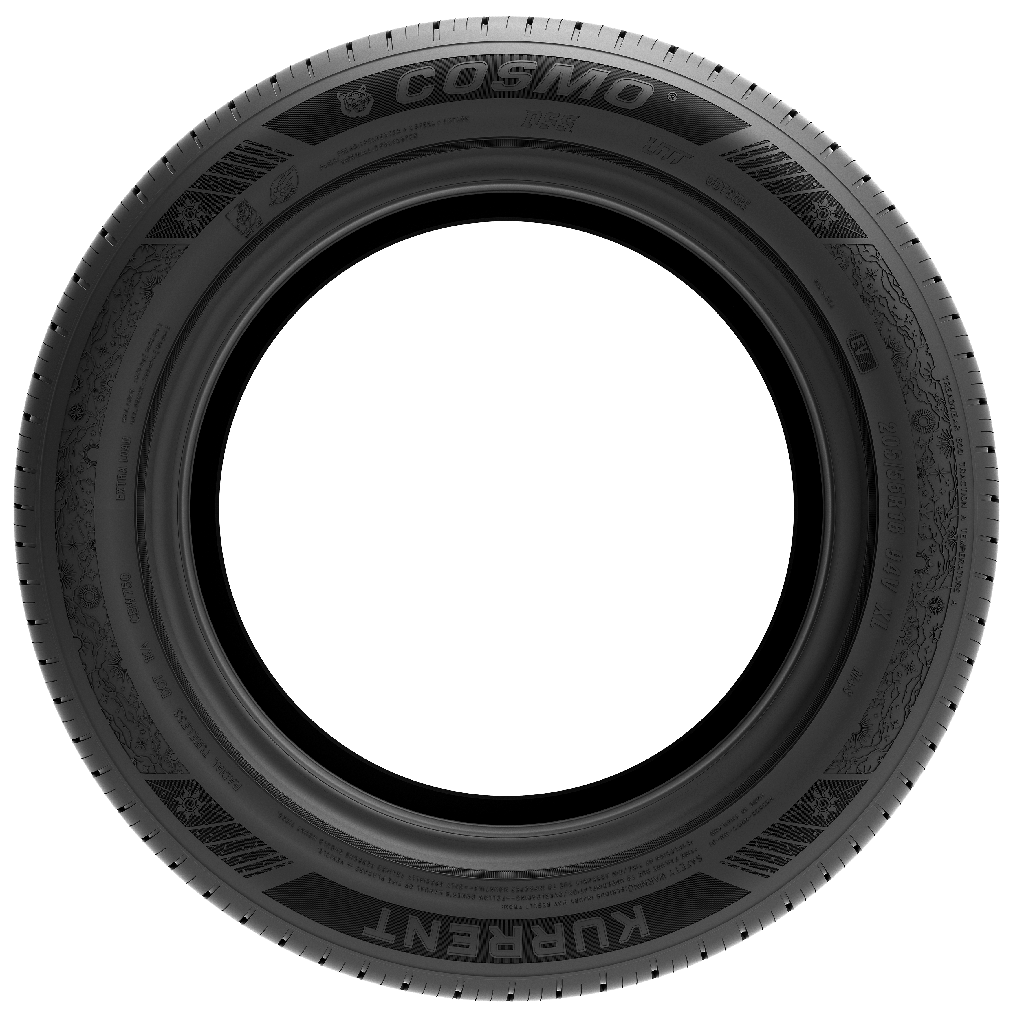 Cosmo Tires Kurrent - Size Marking