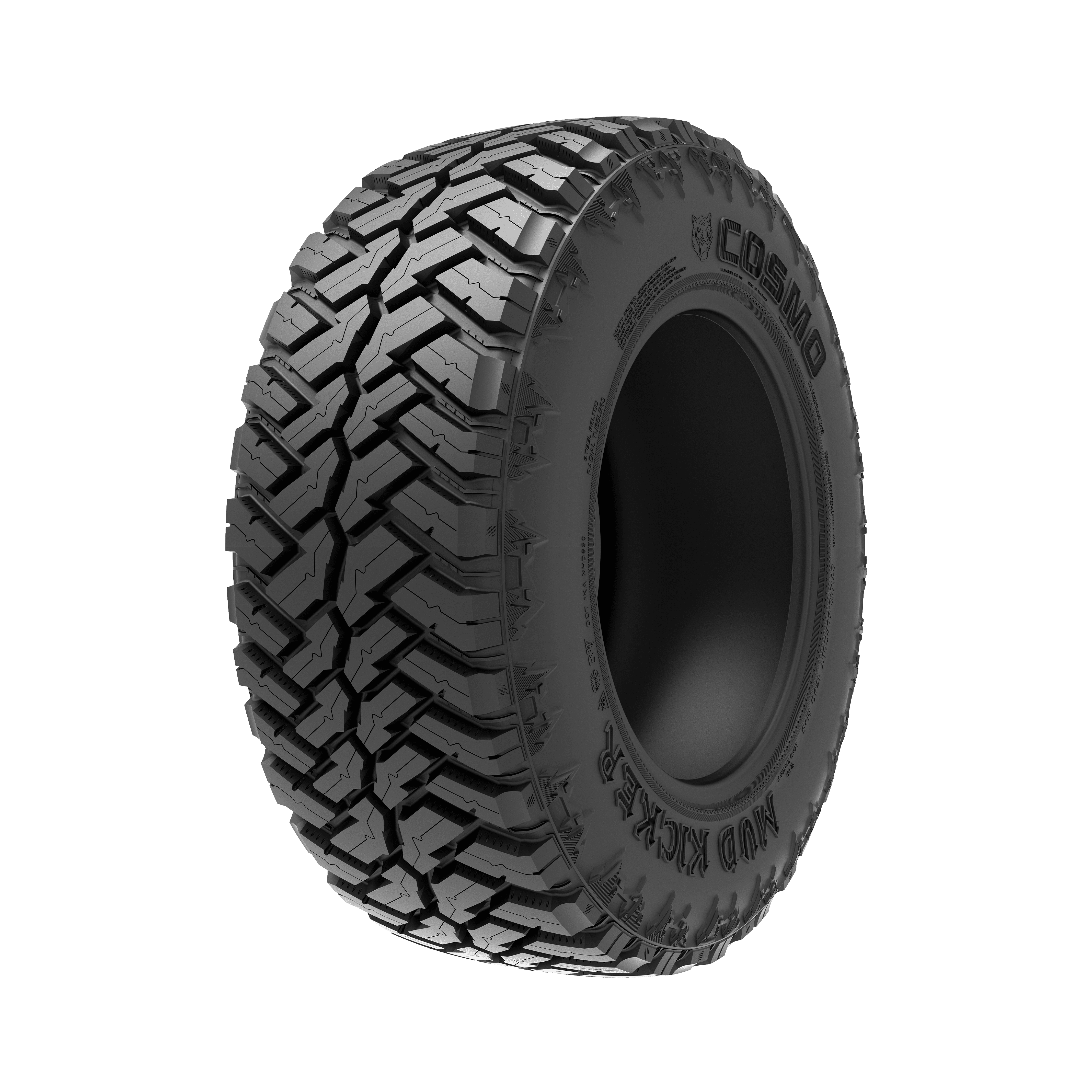 Cosmo Tires Mud Kicker - Size Marking