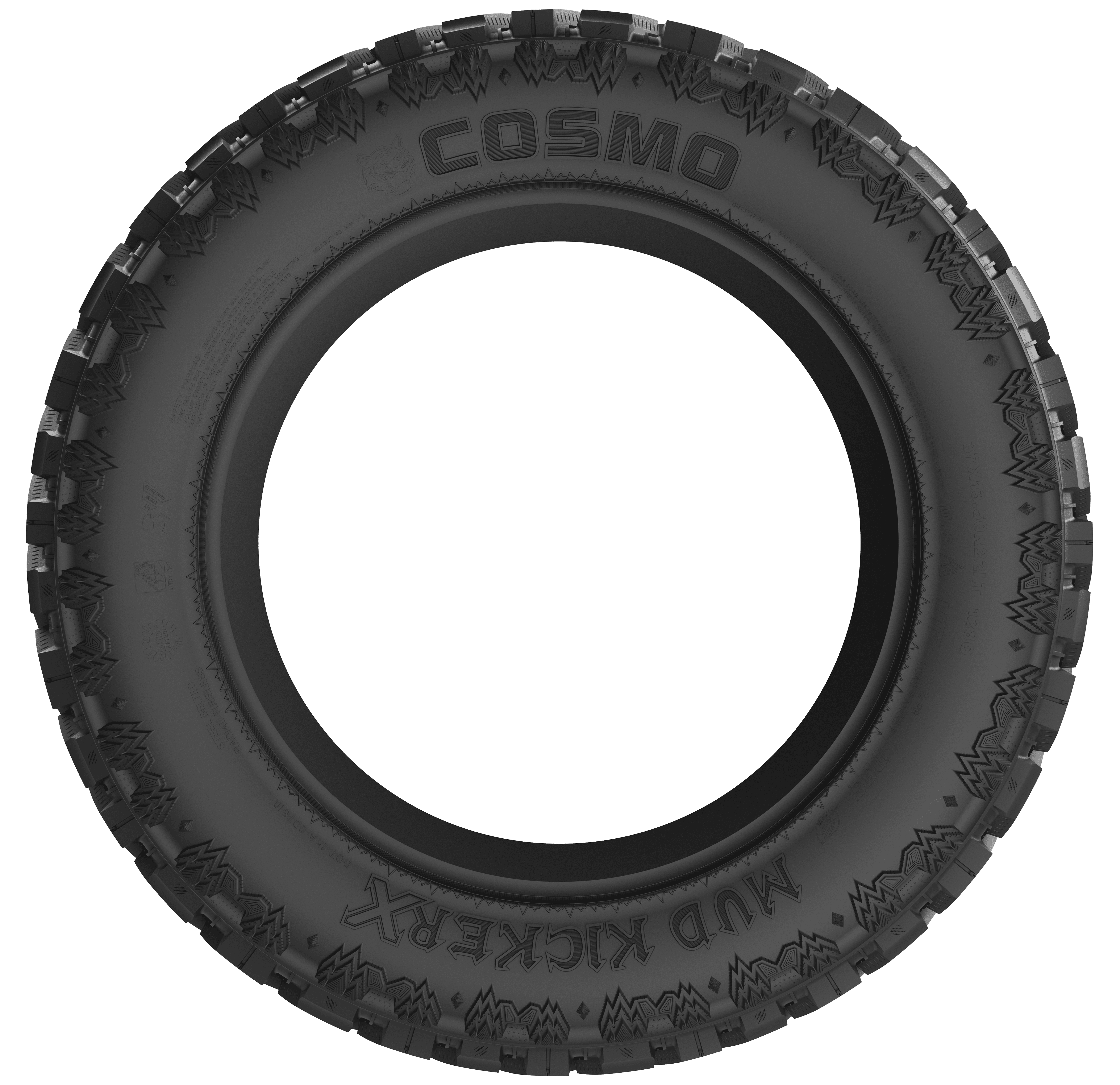 Cosmo Tires Mud Kicker X - Size Marking