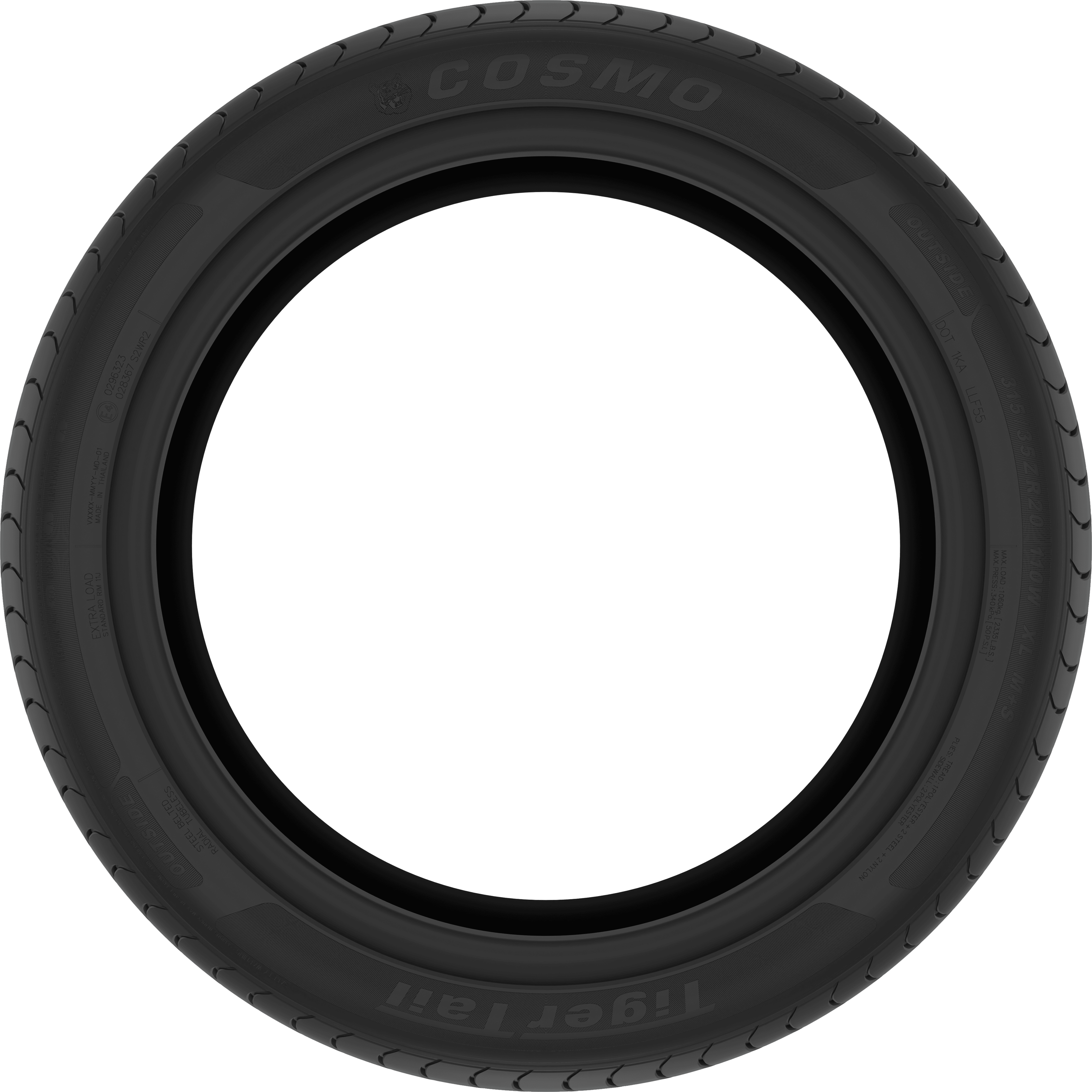 Cosmo Tires TIGERTAIL - Tread Pattern