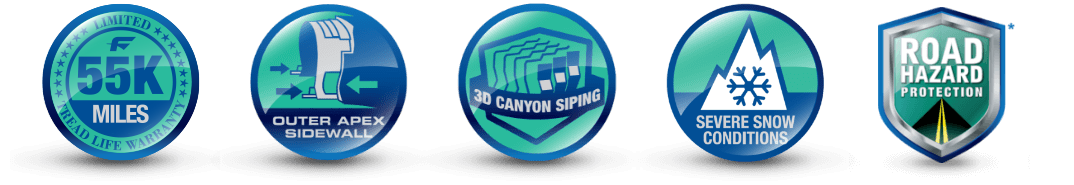 Falken RUBITREK A/T - Side View