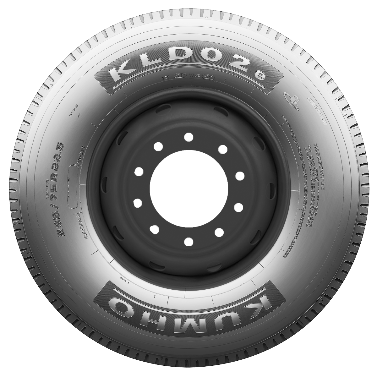 Kumho KLD02e (Smartway Certified) - Side View